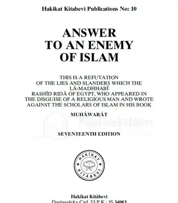 ANSWER TO AN ENEMY OF ISLAM